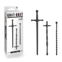  Knot-Knot Silicone Urethral Sounds Set